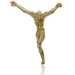 CRISTO DALI ORO 18KL - 31X39MM - Peso: 6.70 gr 