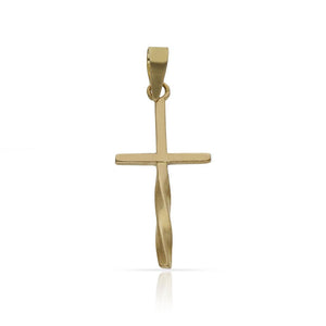 CRUZ ORO 18KL - 11X24MM - Peso: 0.85 gr 