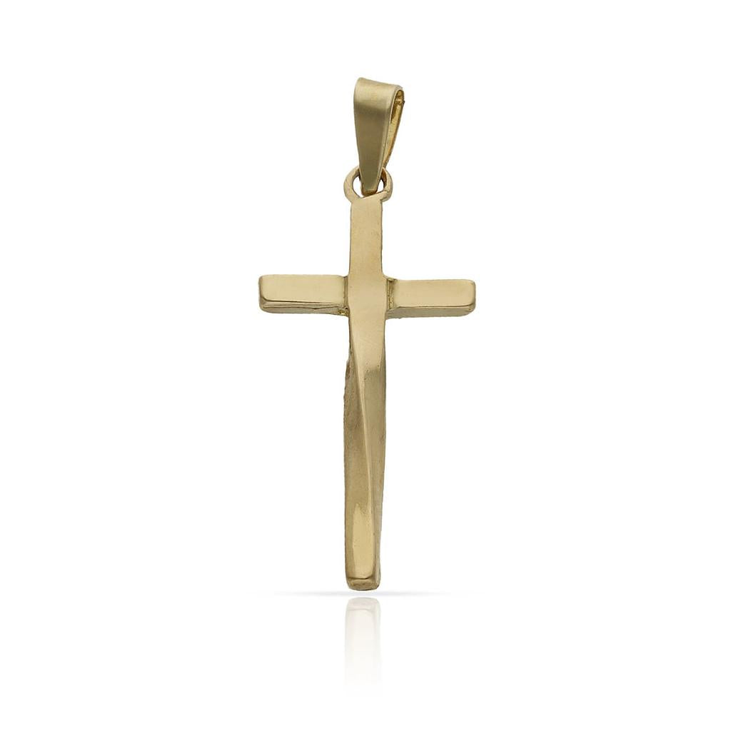CRUZ ORO 18KL - 11x24MM - Peso: 1.55 gr 