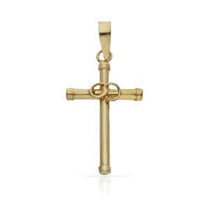 CRUZ ORO 18KL - 14X24MM