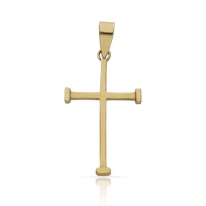CRUZ ORO 18KL - 14x25MM - Peso: 1.25 gr 