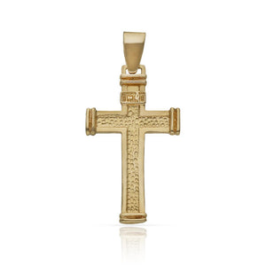 CRUZ ORO 18KL - 14X25MM - Peso: 1.65 gr 