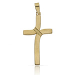 CRUZ ORO 18KL - 15X30MM - Peso: 1.35 gr 
