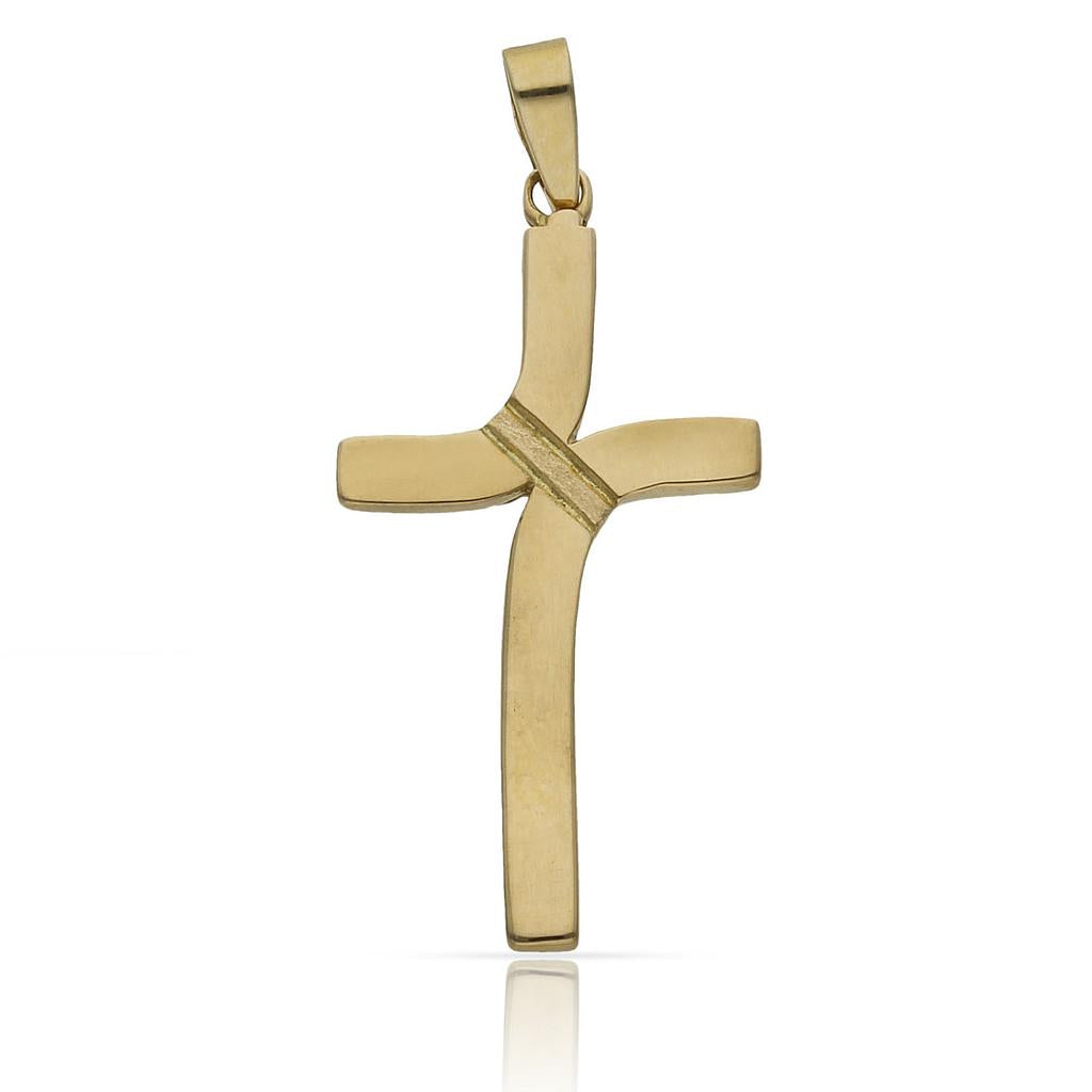 CRUZ ORO 18KL - 15X30MM - Peso: 1.45 gr 