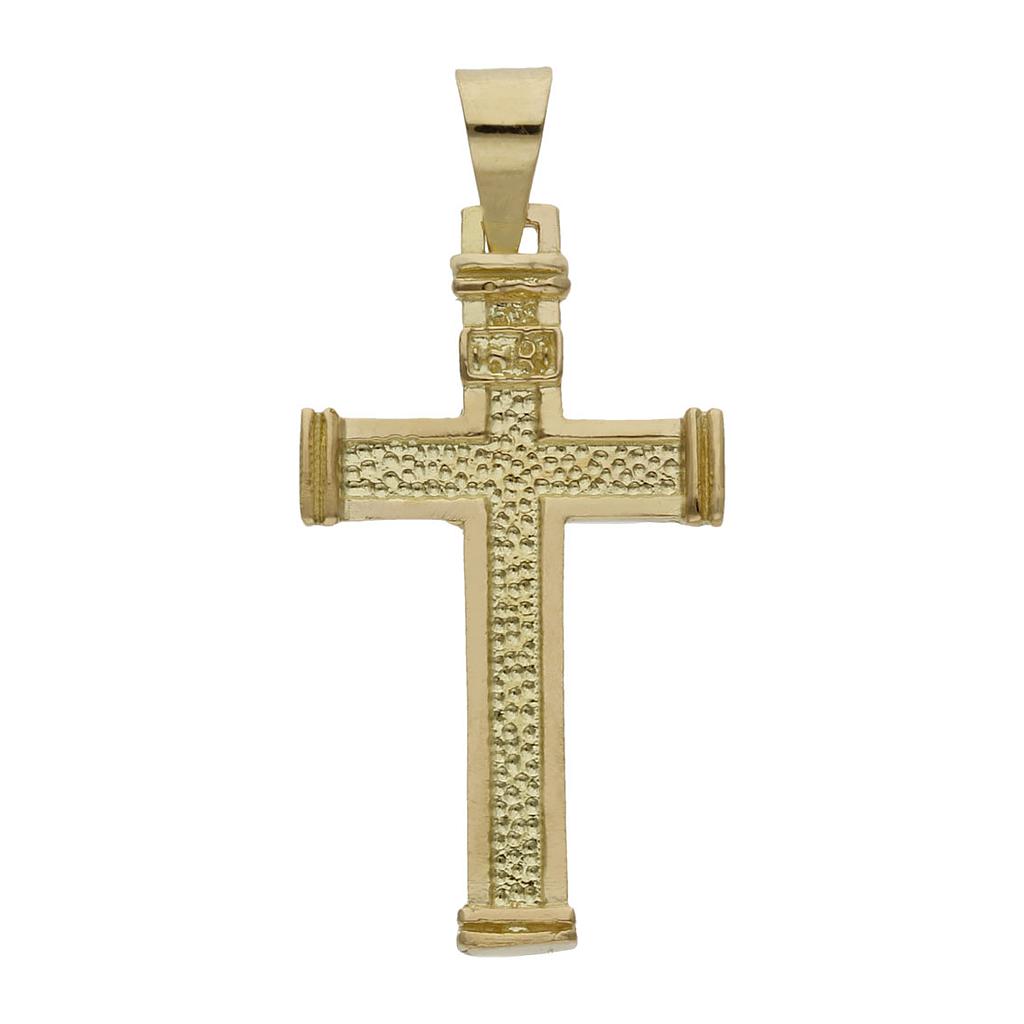 CRUZ ORO 18KL - 16x29MM - Peso: 1.90 gr 