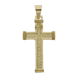 CRUZ ORO 18KL - 16x29MM - Peso: 1.90 gr 