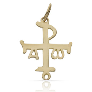 CRUZ ORO 18KL - 22x38MM - Peso: 2.95 gr 