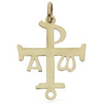 CRUZ ORO 18KL - 32X40MM - Peso: 4.45 gr 