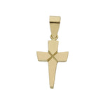 CRUZ ORO 18KL - 9x16MM - Peso: 0.60 gr 