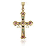 CRUZ ORO 18KL ASTURIANA - 20x32MM