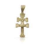 CRUZ ORO 18KL CARAVACA -14x27MM - Peso: 2.50 gr 