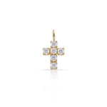 CRUZ ORO 18KL CIRCONITAS - 6.50x10MM