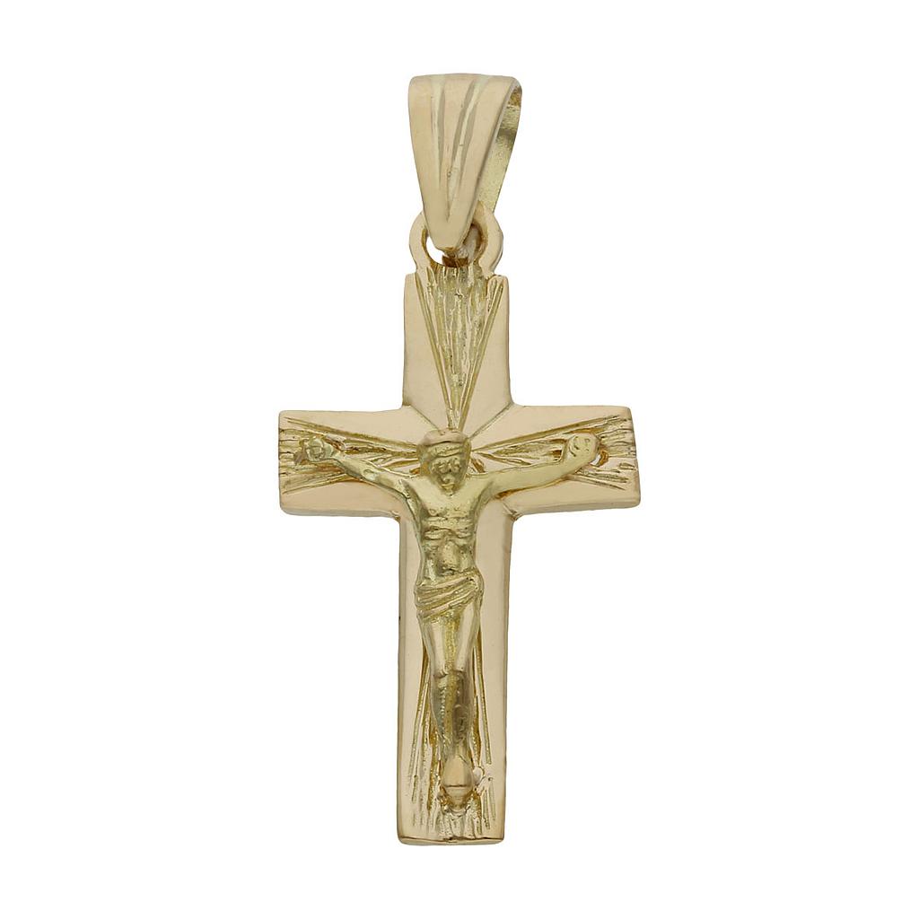 CRUZ ORO 18KL CRISTO - 15x29MM - Peso: 2.90 gr 