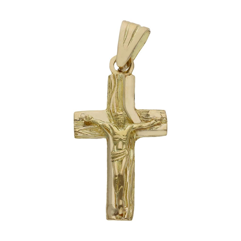 CRUZ ORO 18KL CRISTO - 15x29MM - Peso: 3.25 gr 