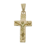 CRUZ ORO 18KL CRISTO - 15x29MM - Peso: 3.45 gr 