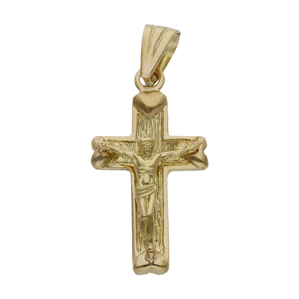 CRUZ ORO 18KL CRISTO - 15x29MM - Peso: 3.50 gr 