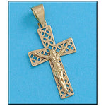 CRUZ ORO 18KL CRISTO - 16X27MM - Peso: 0.70 gr 