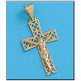CRUZ ORO 18KL CRISTO - 16X27MM - Peso: 0.70 gr 