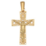 CRUZ ORO 18KL CRISTO - 16X27MM - Peso: 0.85 gr 
