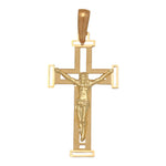 CRUZ ORO 18KL CRISTO - 16X28MM - Peso: 0.85 gr 