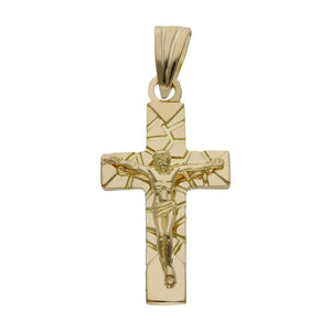 CRUZ ORO 18KL CRISTO - 16x30MM - Peso: 3.40 gr 