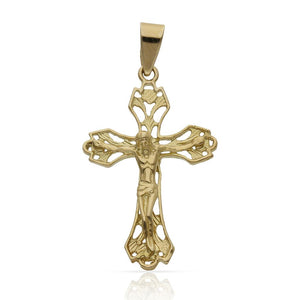 CRUZ ORO 18KL CRISTO - 17X28MM - Peso: 1.75 gr 