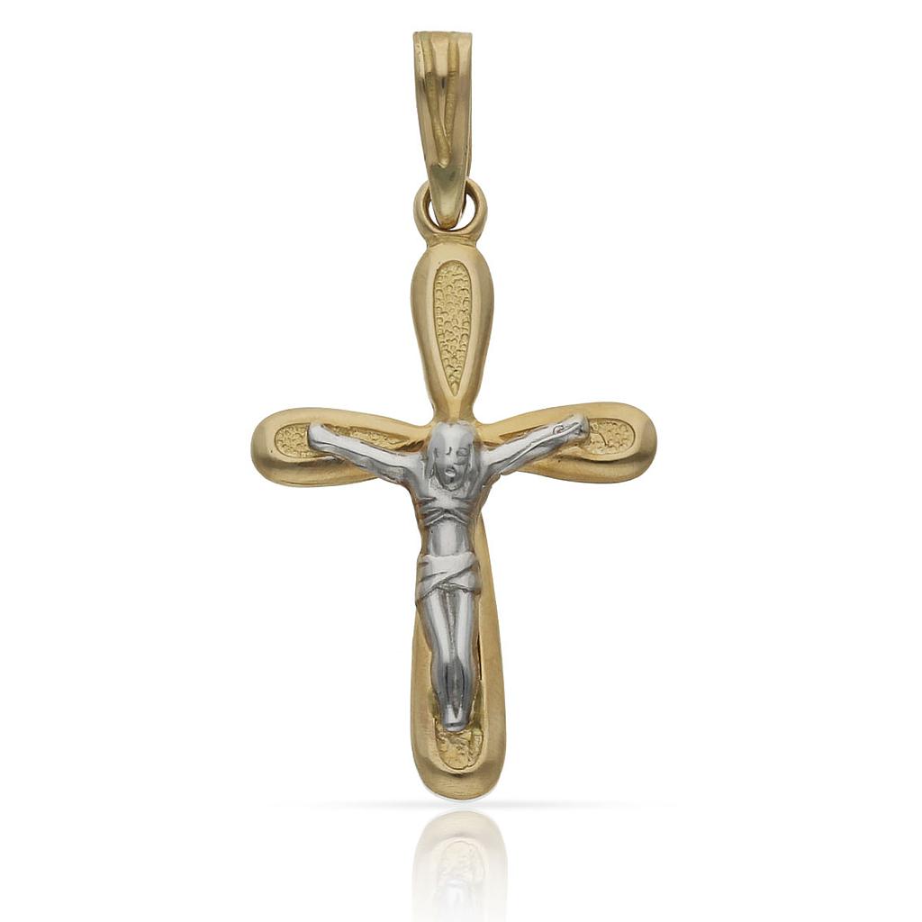 CRUZ ORO 18KL CRISTO - 17X28MM - Peso: 1.85 gr 