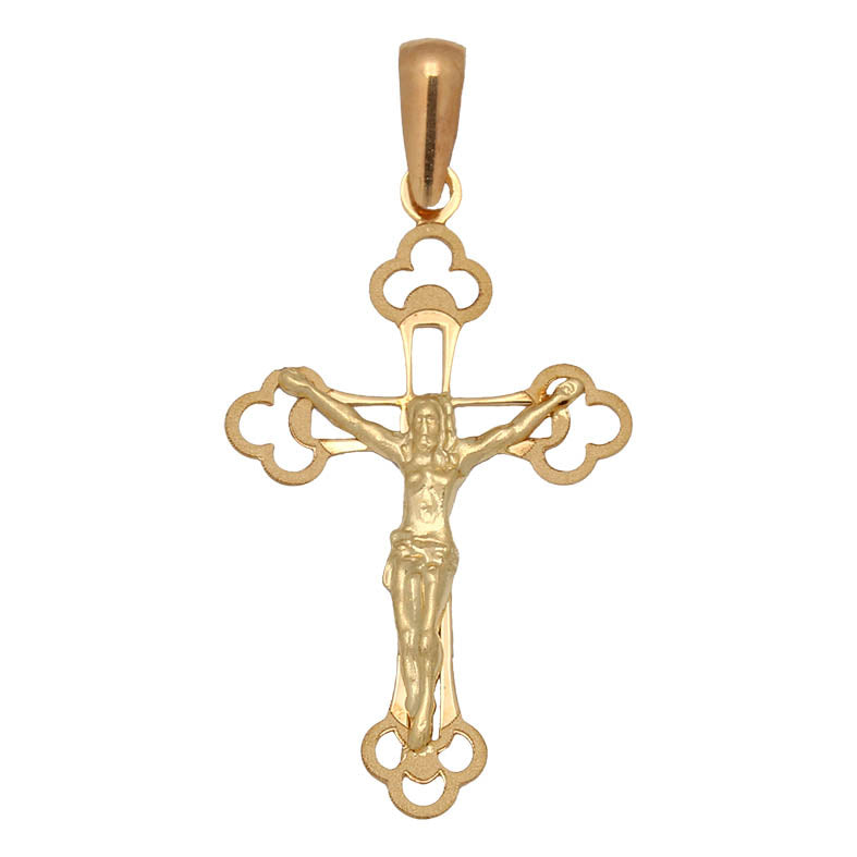 CRUZ ORO 18KL CRISTO - 17X29MM - Peso: 0.60 gr 