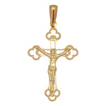 CRUZ ORO 18KL CRISTO - 17X29MM - Peso: 0.60 gr 