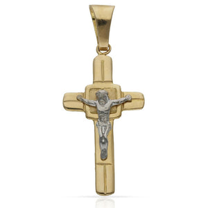 CRUZ ORO 18KL CRISTO - 18X35MM - Peso: 2.70 gr 