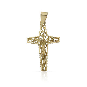 CRUZ ORO 18KL CRISTO - 19X32MM - Peso: 2.30 gr 