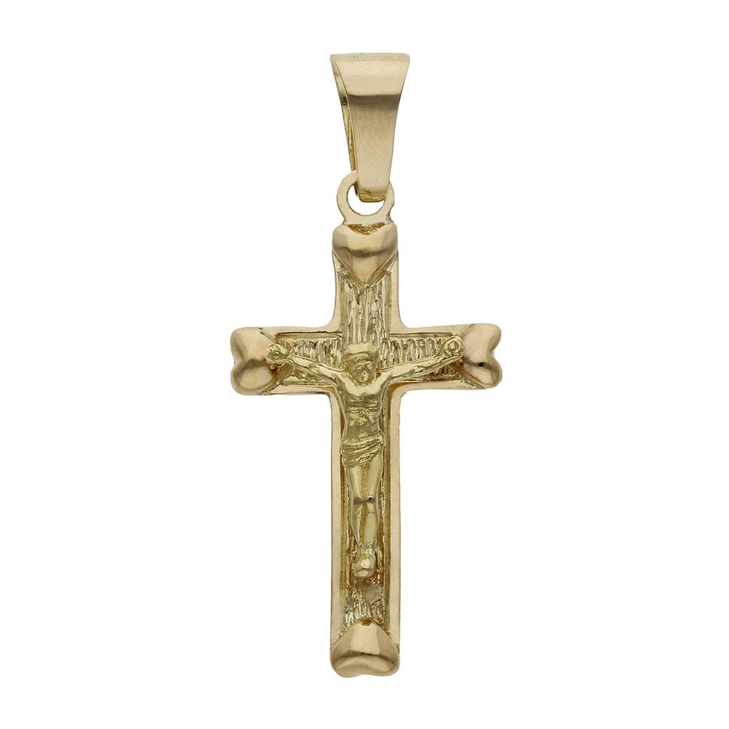 CRUZ ORO 18KL CRISTO - 19x35MM - Peso: 4.25 gr 