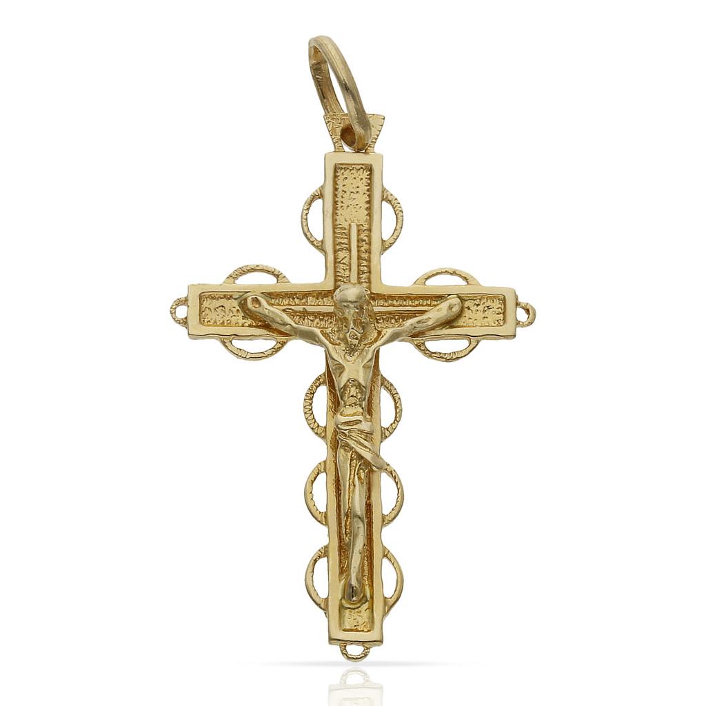 CRUZ ORO 18KL CRISTO - 20X32MM - Peso: 2.35 gr 