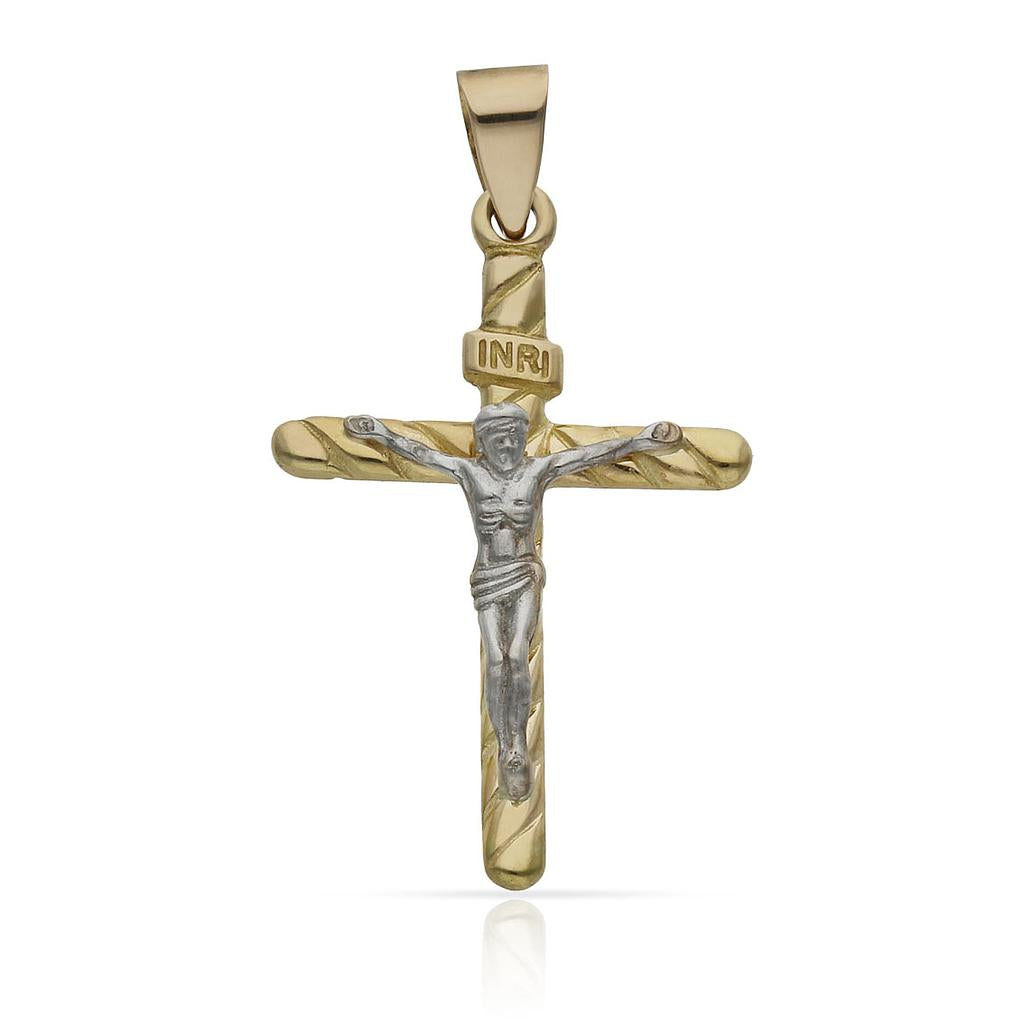 CRUZ ORO 18KL CRISTO - 20X32MM - Peso: 2.90 gr 