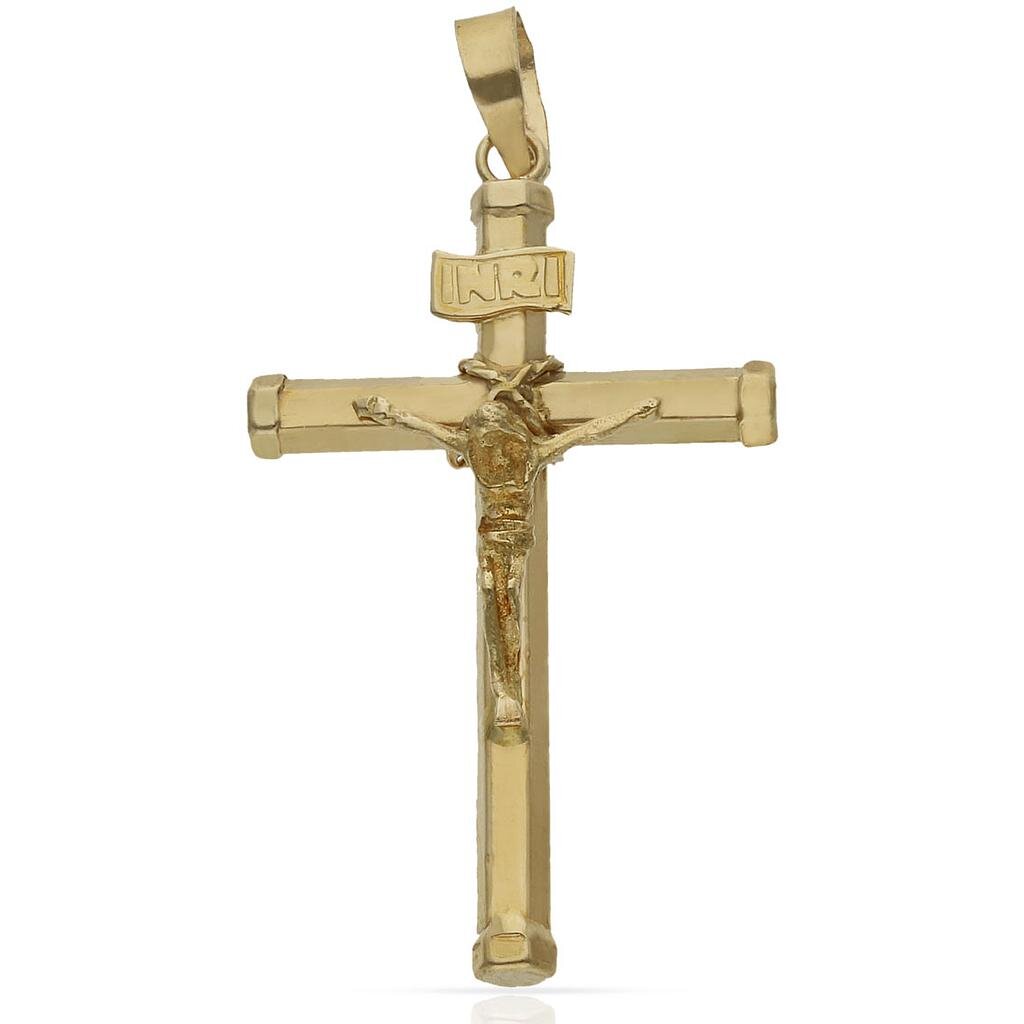 CRUZ ORO 18KL CRISTO - 20X34MM