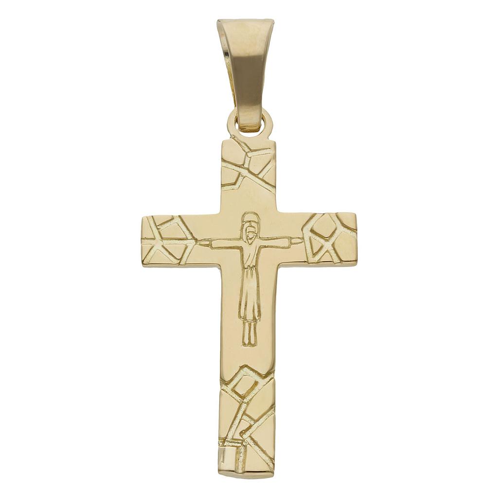 CRUZ ORO 18KL CRISTO - 20x35MM - Peso: 3.90 gr 