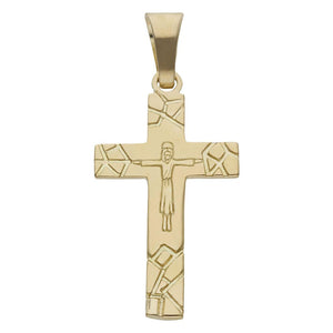 CRUZ ORO 18KL CRISTO - 20x35MM - Peso: 3.90 gr 