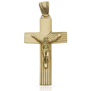 CRUZ ORO 18KL CRISTO - 20X36MM - Peso: 4.55 gr 