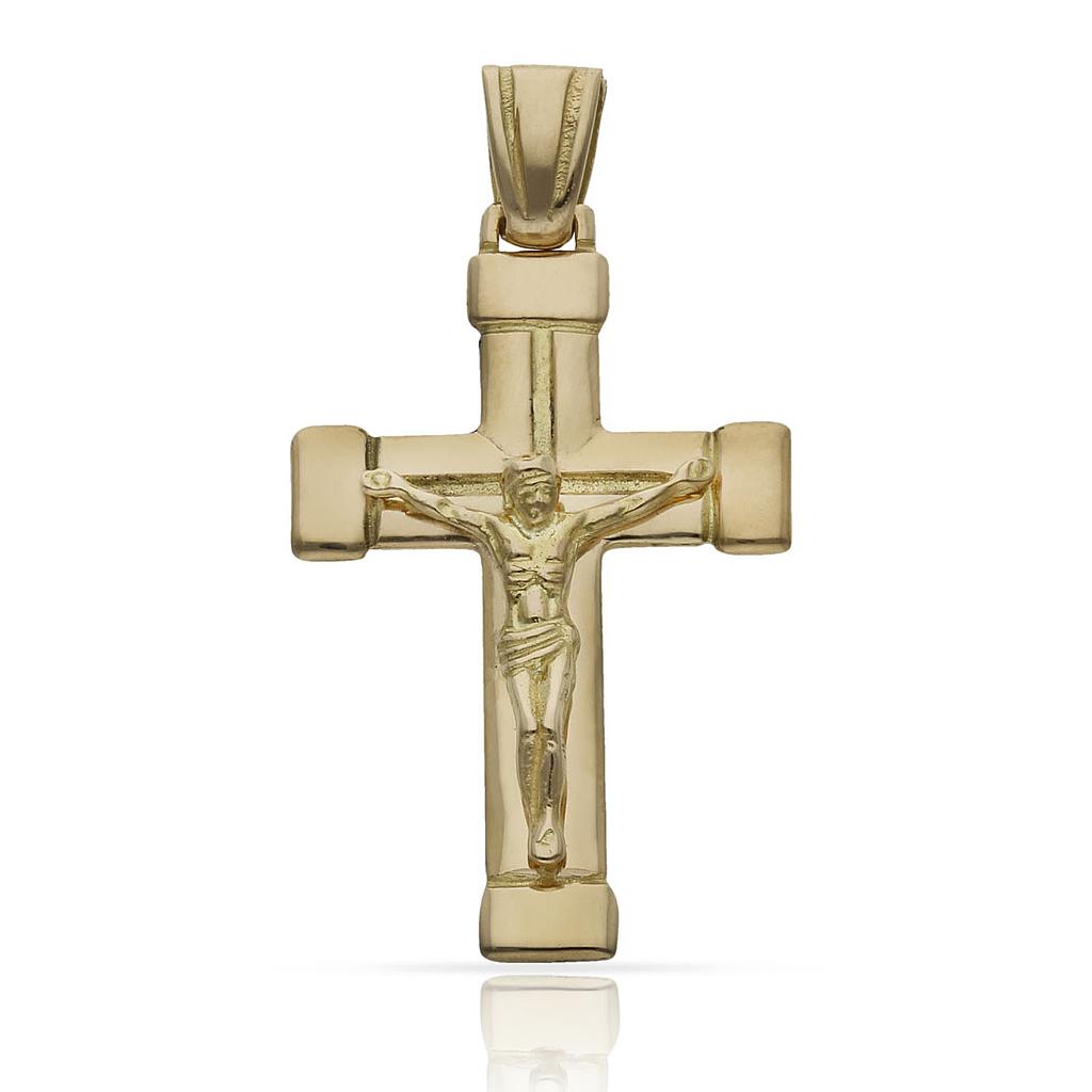 CRUZ ORO 18KL CRISTO - 21X33MM - Peso: 3.45 gr 