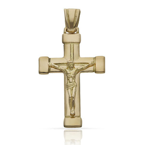 CRUZ ORO 18KL CRISTO - 21X33MM - Peso: 3.45 gr 