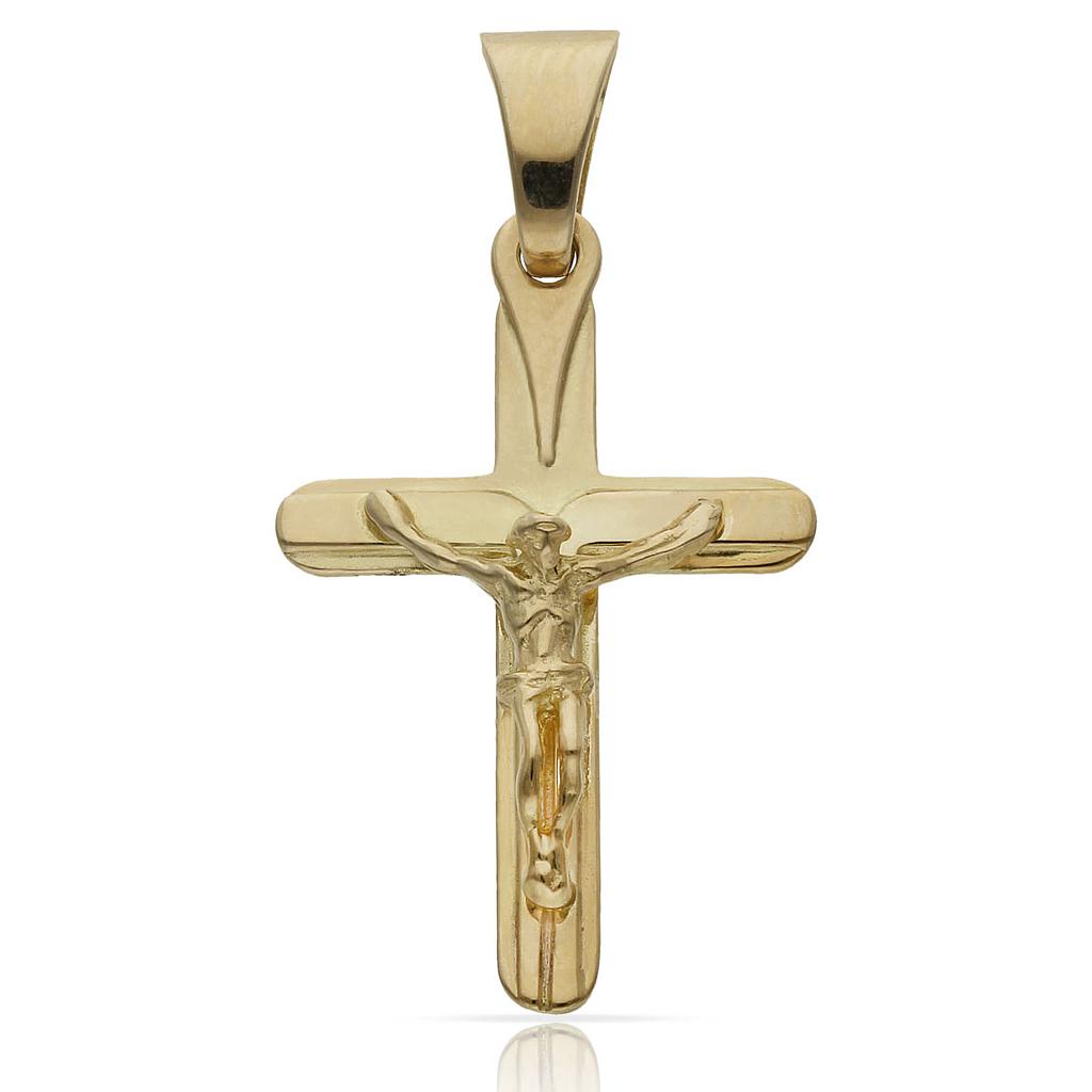 CRUZ ORO 18KL CRISTO - 21X33MM - Peso: 3.95 gr 