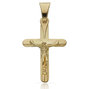 CRUZ ORO 18KL CRISTO - 21X33MM - Peso: 3.95 gr 