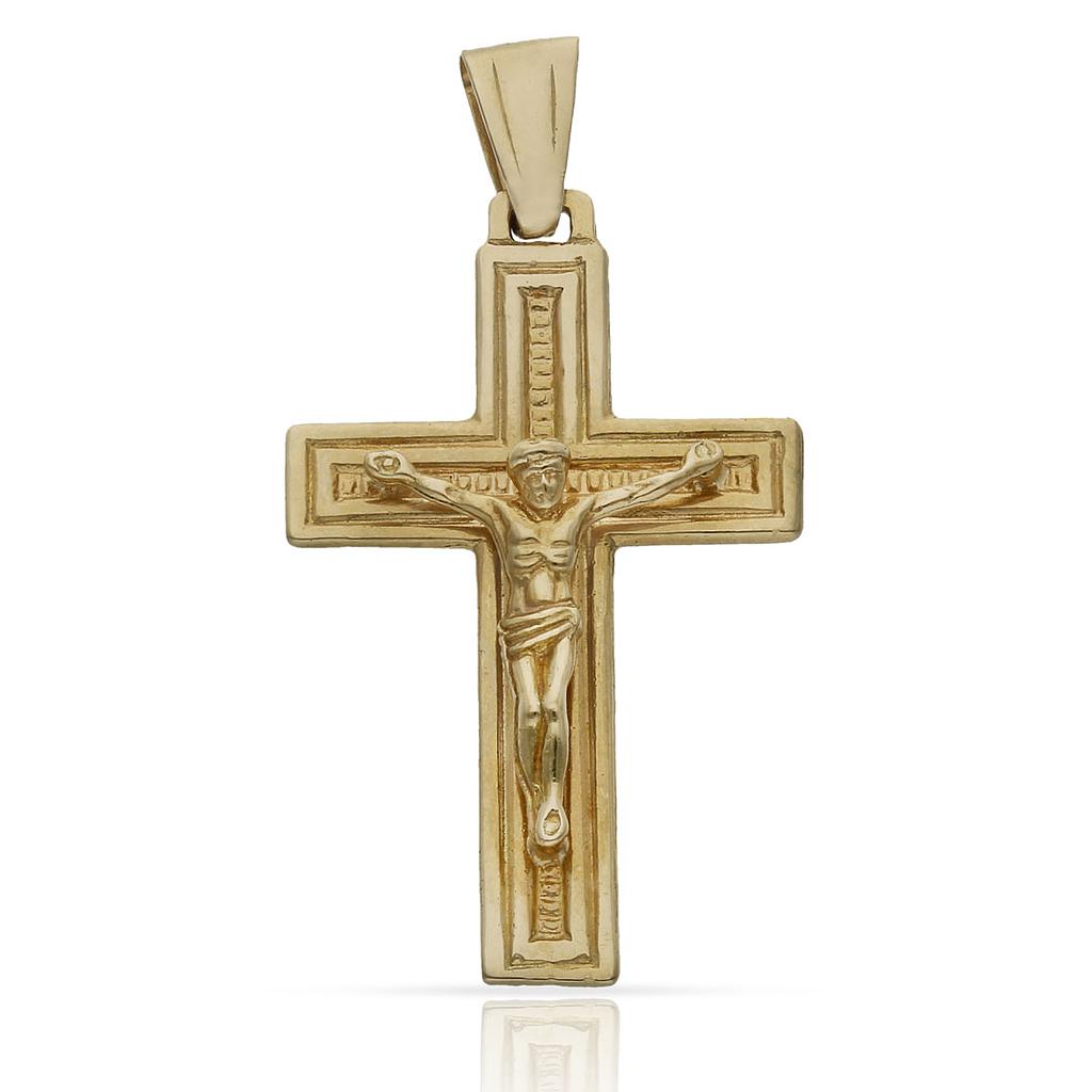 CRUZ ORO 18KL CRISTO - 21X35MM - Peso: 2.65 gr 