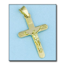 CRUZ ORO 18KL CRISTO - 22X33MM - Peso: 3.00 gr 