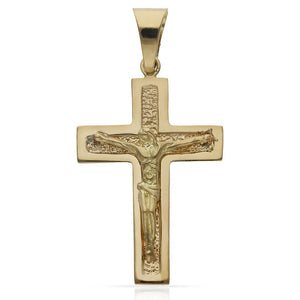CRUZ ORO 18KL CRISTO - 23x36MM - Peso: 6.30 gr 