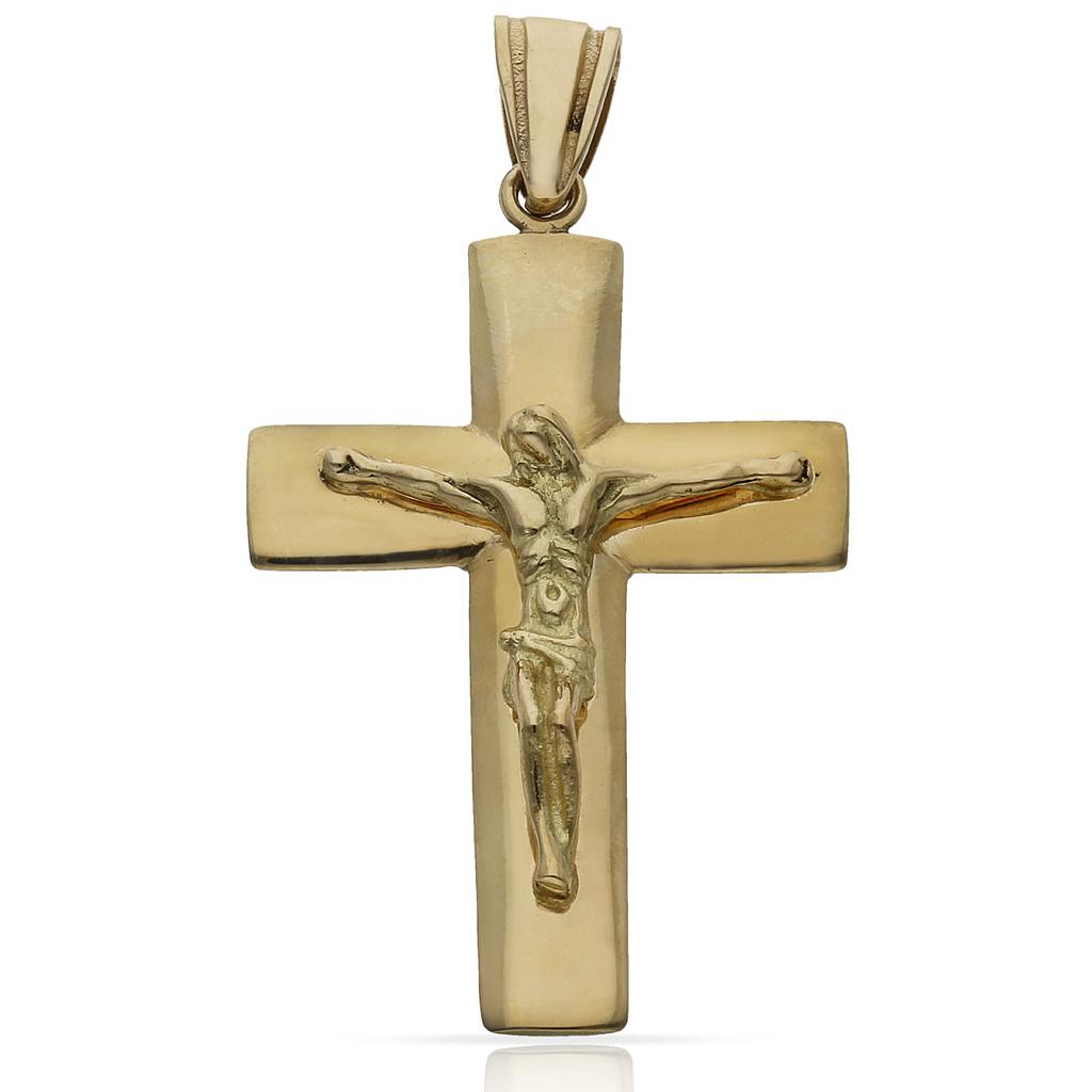 CRUZ ORO 18KL CRISTO - 23x37MM - Peso: 4.55 gr 
