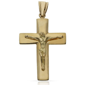 CRUZ ORO 18KL CRISTO - 23x37MM - Peso: 4.85 gr 