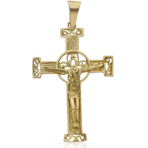 CRUZ ORO 18KL CRISTO - 31x47MM - Peso: 8.70 gr 