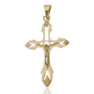 CRUZ ORO 18KL CRISTO - 32X50MM - Peso: 5.20 gr 