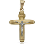 CRUZ ORO 18KL CRISTO BICOLOR - Peso: 4.20 gr 